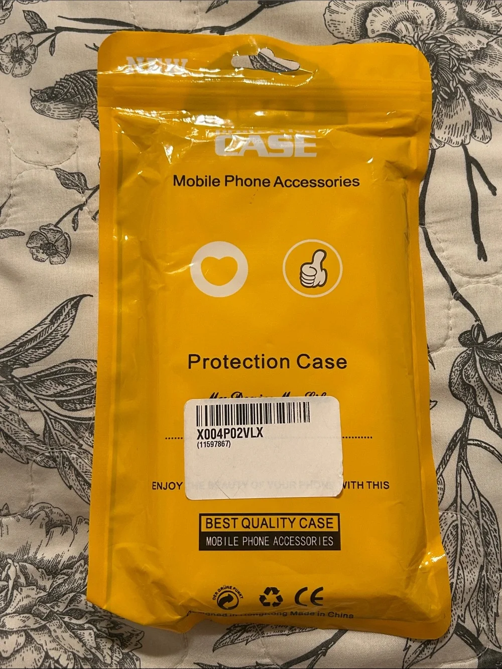 Purple Floral Phone Case for iPhone 13PRO  Stylish Protective Cover New